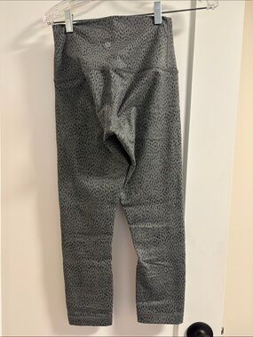 lululemon athletica Charcoal Speckle High-Rise Capri Leggings